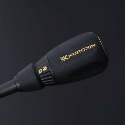 Fujiya Kurokin 564K-BG Slotted Screwdriver | 6mm Tip x 100mm Shaft 186mm OAL