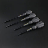 Fujiya Kurokin 566SK-BG Slotted Screwdriver, 6mm Tip x 150mm Shaft 236mm OAL