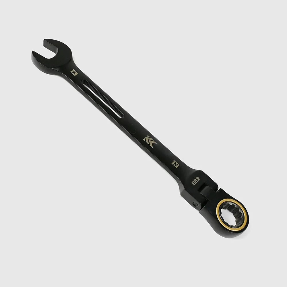 Fujiya Kurokin CWL-13-BG Swivel Ratcheting Combination Wrench – 13 mm