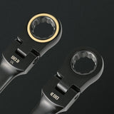 Fujiya Kurokin CWL-17-BG 17 mm Swivel Ratcheting Combination Wrench