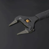 Fujiya Kurokin FLT-38-BG Slim Jaw Adjustable Wrench with Grip Handle