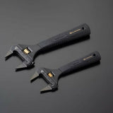 Fujiya Kurokin FLT-38-BG Slim Jaw Adjustable Wrench with Grip Handle