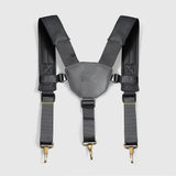 Fujiya Kurokin Light PU Leather Padded Suspenders