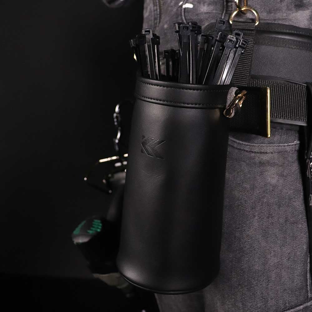 Fujiya Kurokin Light PU Leather Small Parts Pouch