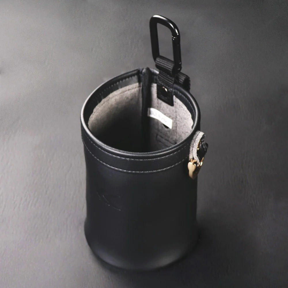 Fujiya Kurokin Light PU Leather Small Parts Pouch