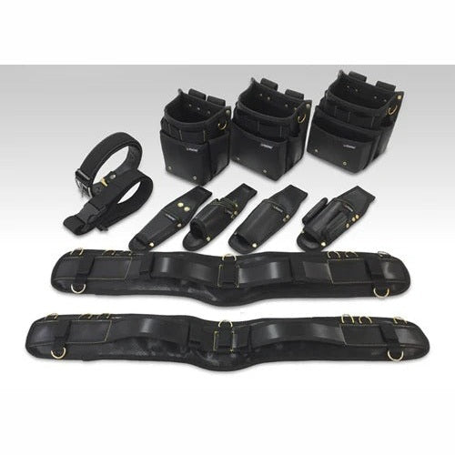 Fujiya Kurokin PS-72BG Water-Repellent PVC 2-Tier Pliers and Screwdriver Holder