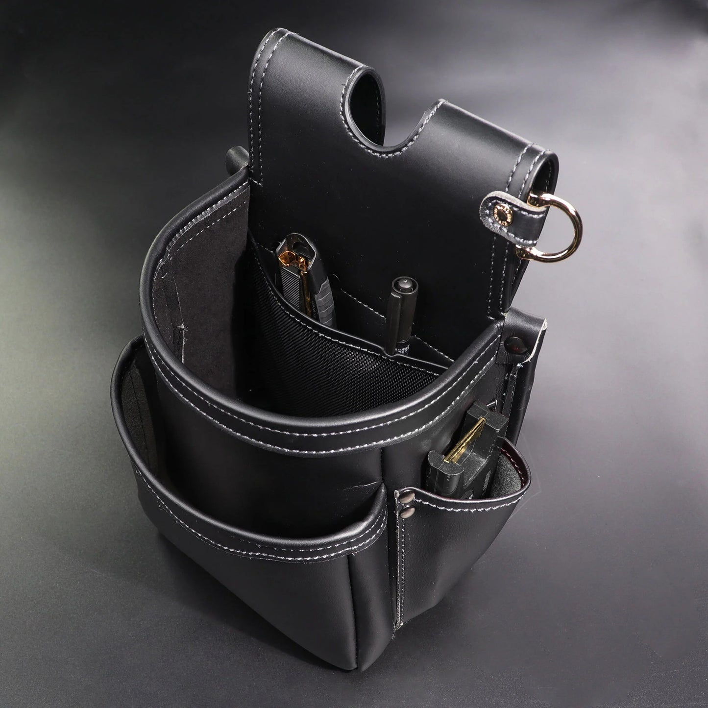 Fujiya Kuroking Light PU Leather Tool Pouch