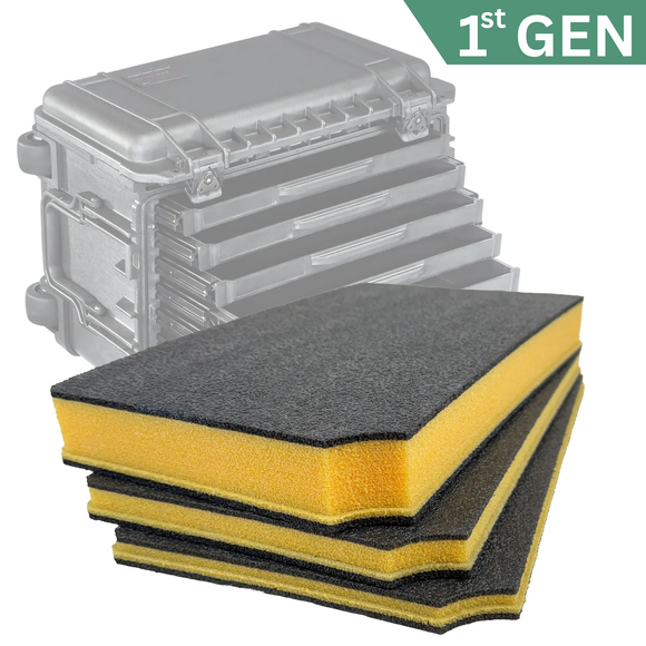 Gen 1 Pelican 0450 Mobile Tool Box - Kaizen Inserts