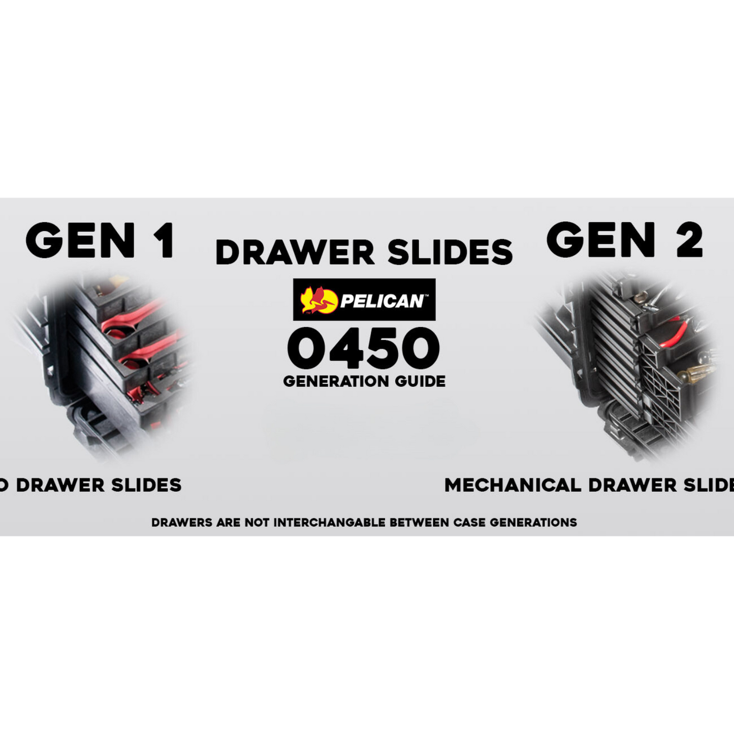 Gen 1 Pelican 0450 Mobile Tool Box - Kaizen Inserts