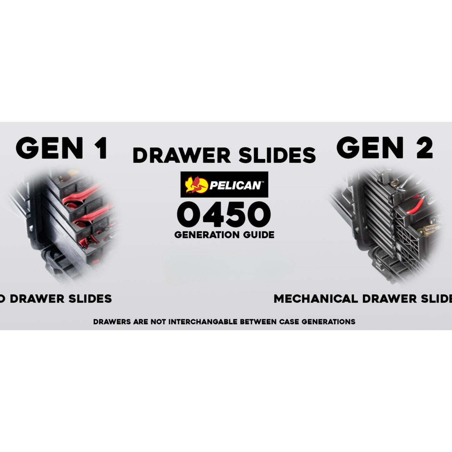 Gen 1 Pelican 0450 Mobile Tool Box - Kaizen Inserts