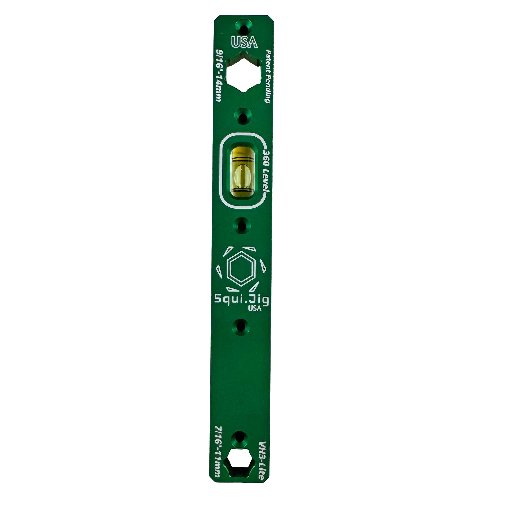 Green - Squi.Jig FPRS75 Standard Heel w/ Screws and Vial