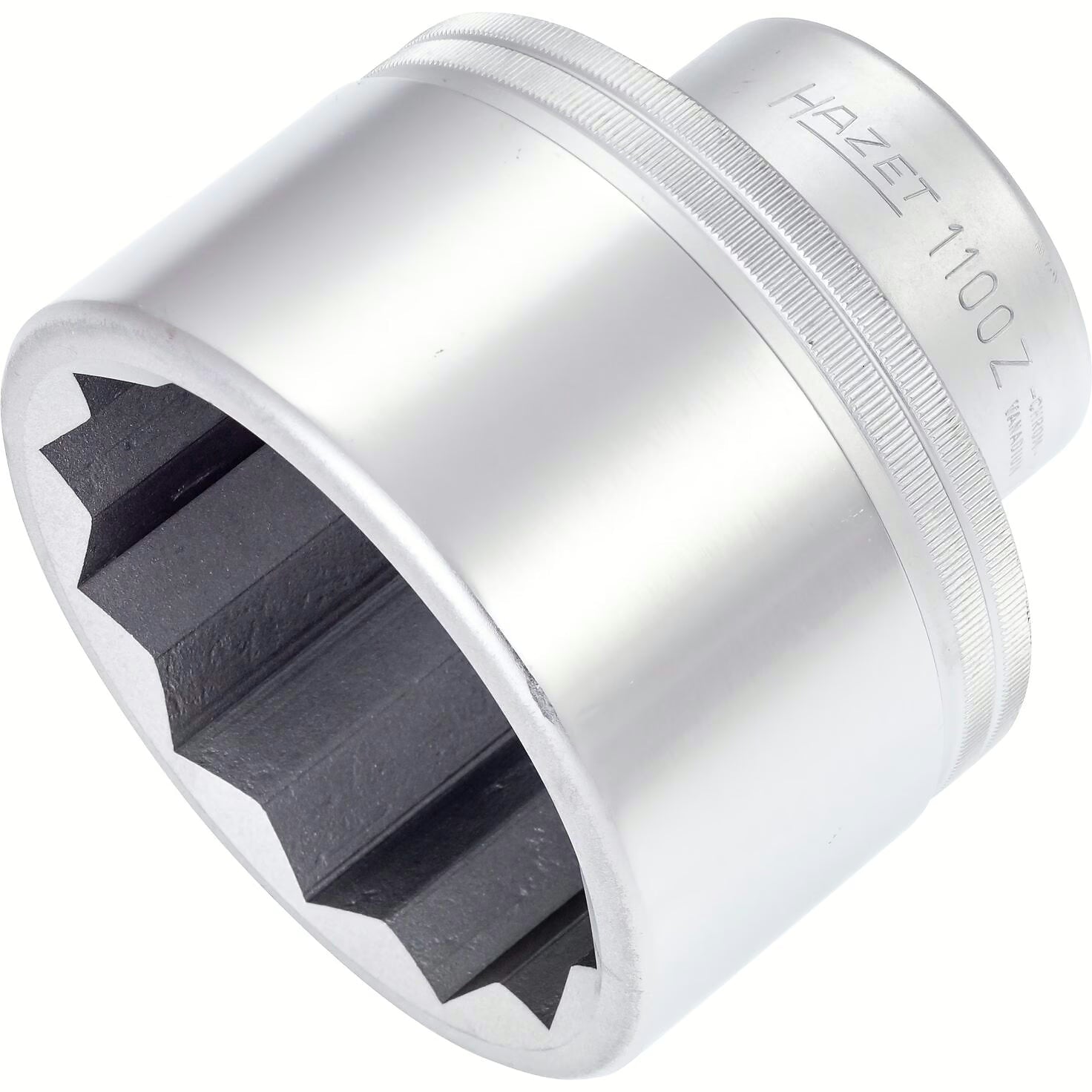 Hazet 1100Z-75 1″ Socket ∙ 12-point outer profile ∙ 75 mm