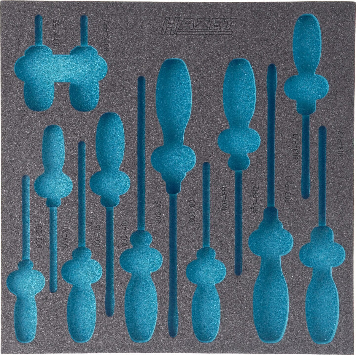 Hazet 163-100L 2-component soft foam insert