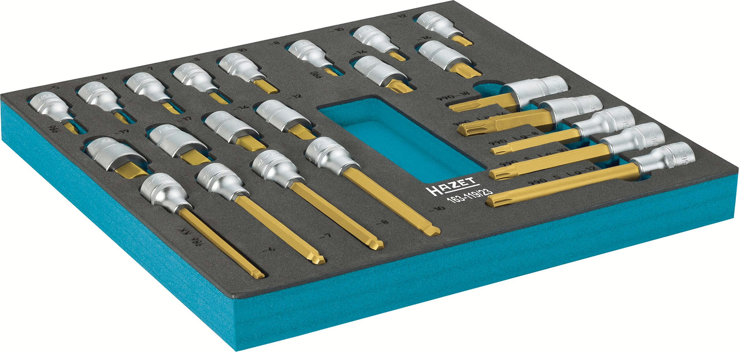 Hazet 163-119/23  Screwdriver socket set