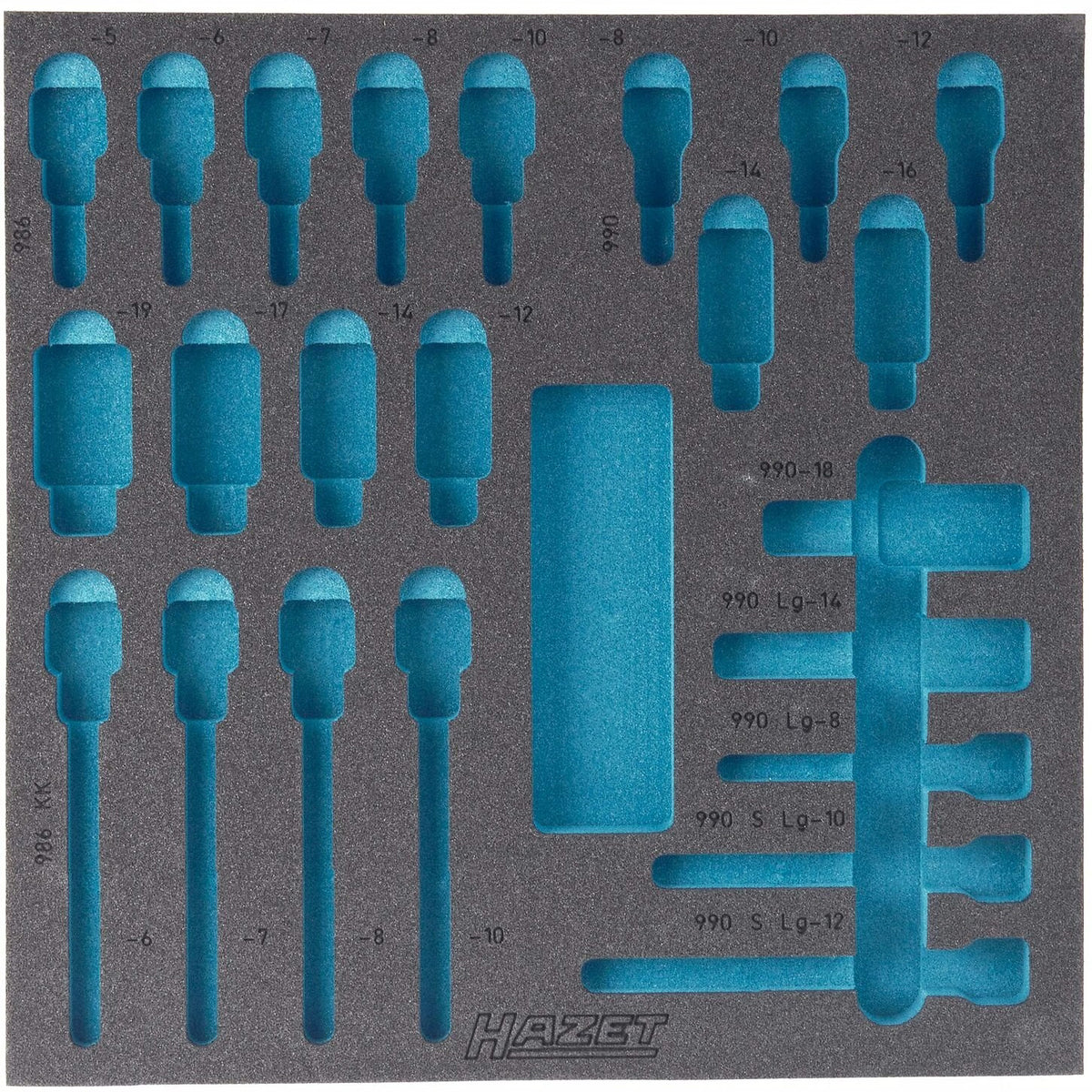 Hazet 163-119L 2-component soft foam insert