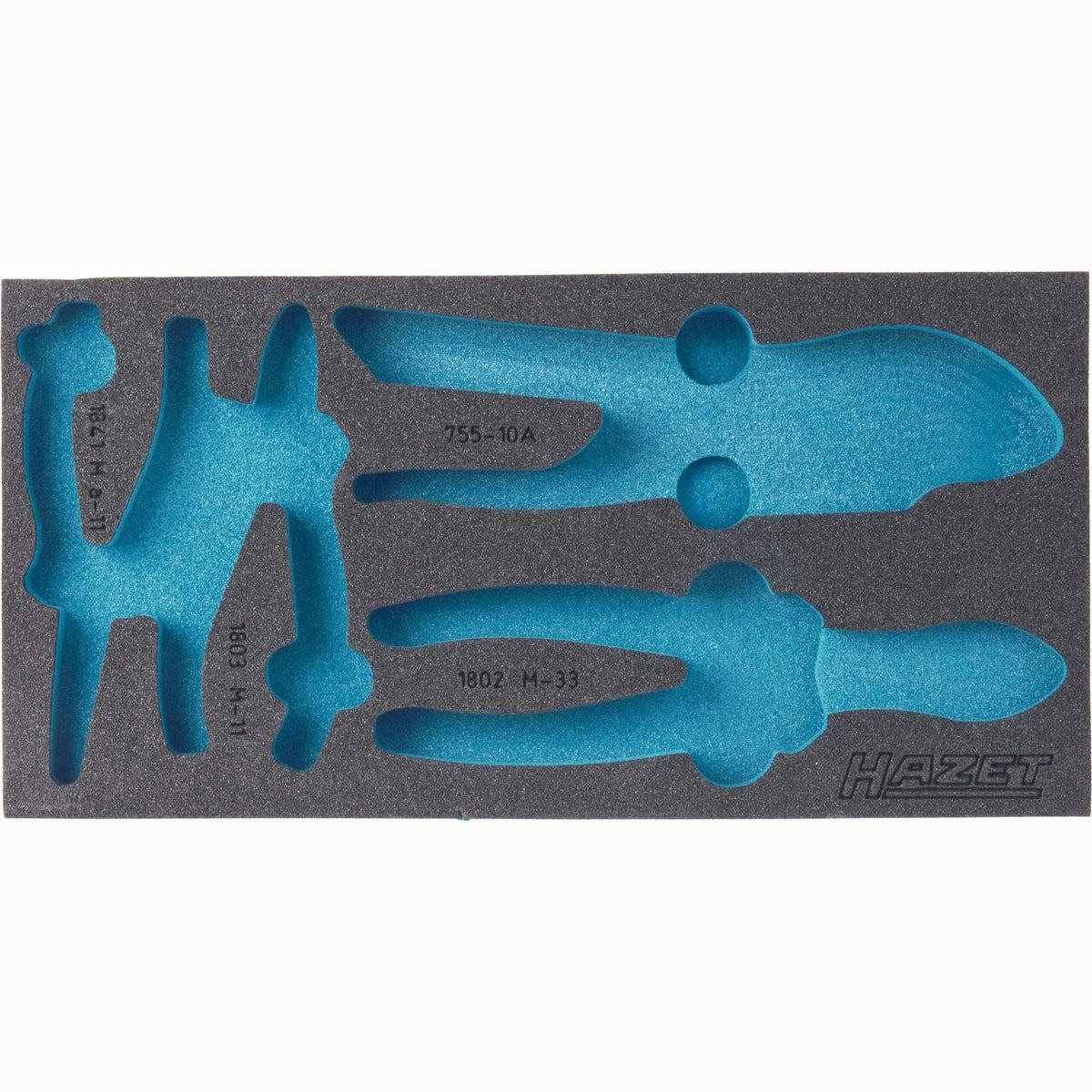Hazet 163-121L 2-component soft foam insert