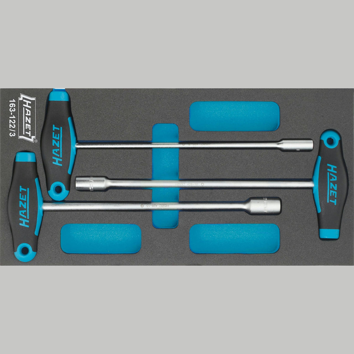 Hazet 163-122/3 Nut-driver set ∙ with T-handle