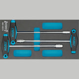 Hazet 163-122/3 Nut-driver set ∙ with T-handle