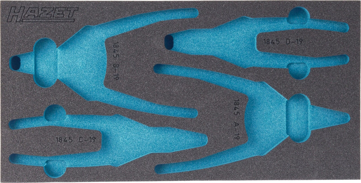 Hazet 163-124L 2-component soft foam insert