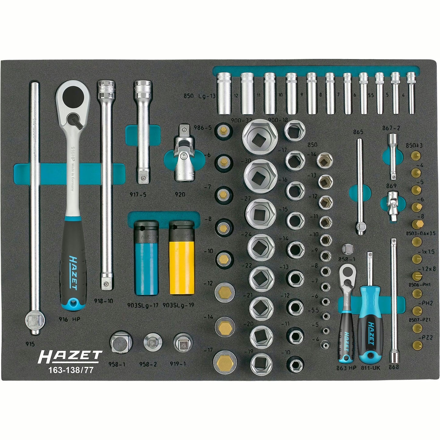 Hazet 163-138/77 Socket set