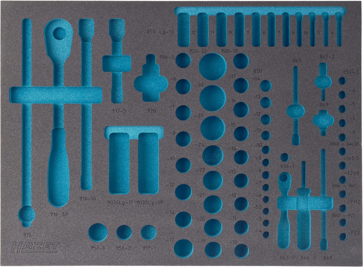 Hazet 163-138L 2-component soft foam insert