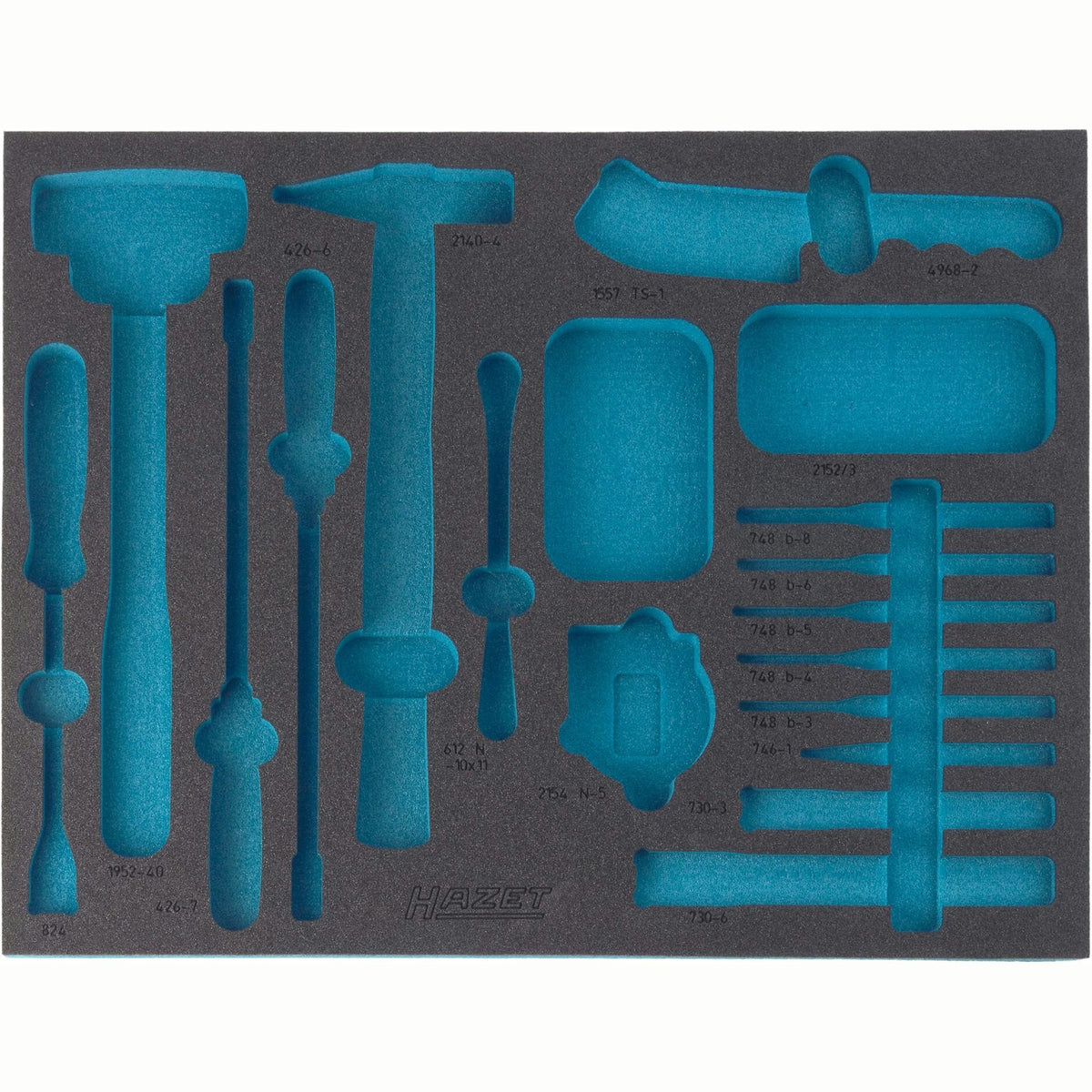 Hazet 163-143L 2-component soft foam insert
