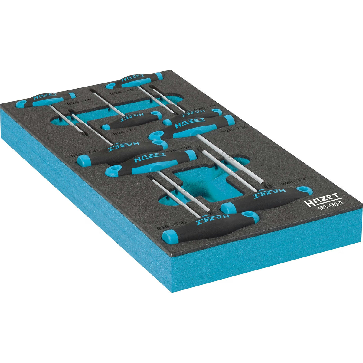 Hazet 163-182/9 Screwdriver set ∙ with T-handle