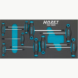 Hazet 163-182/9 Screwdriver set ∙ with T-handle