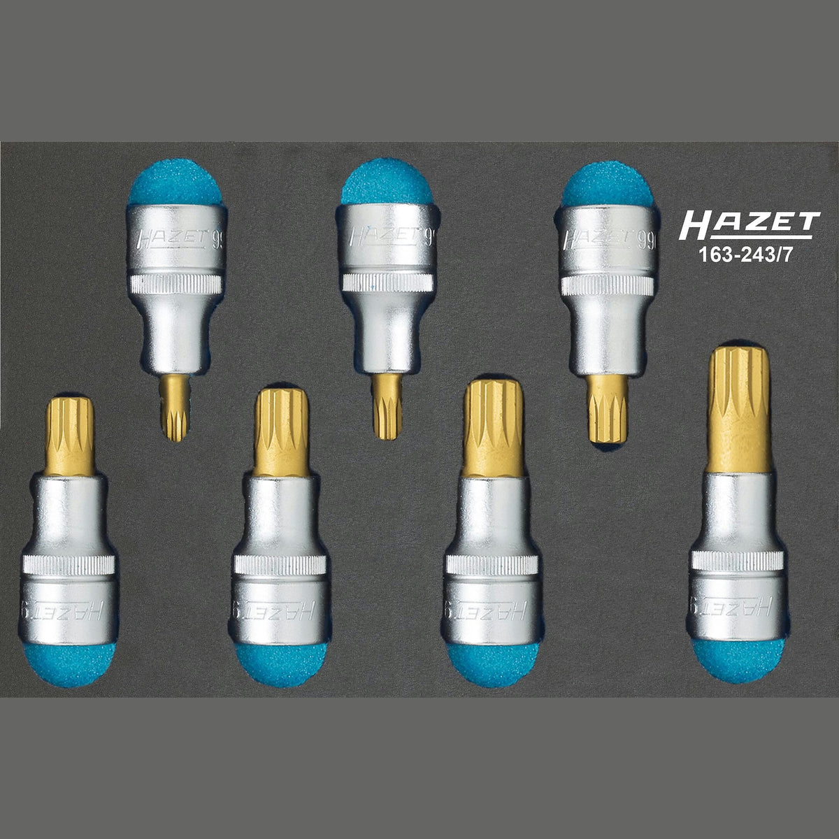Hazet 163-243/7 Screwdriver socket set ∙ XZN