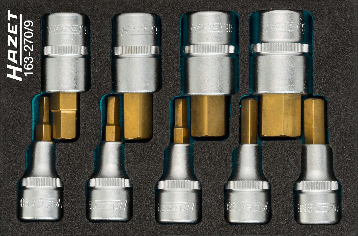 Hazet 163-270/9 Screwdriver socket set