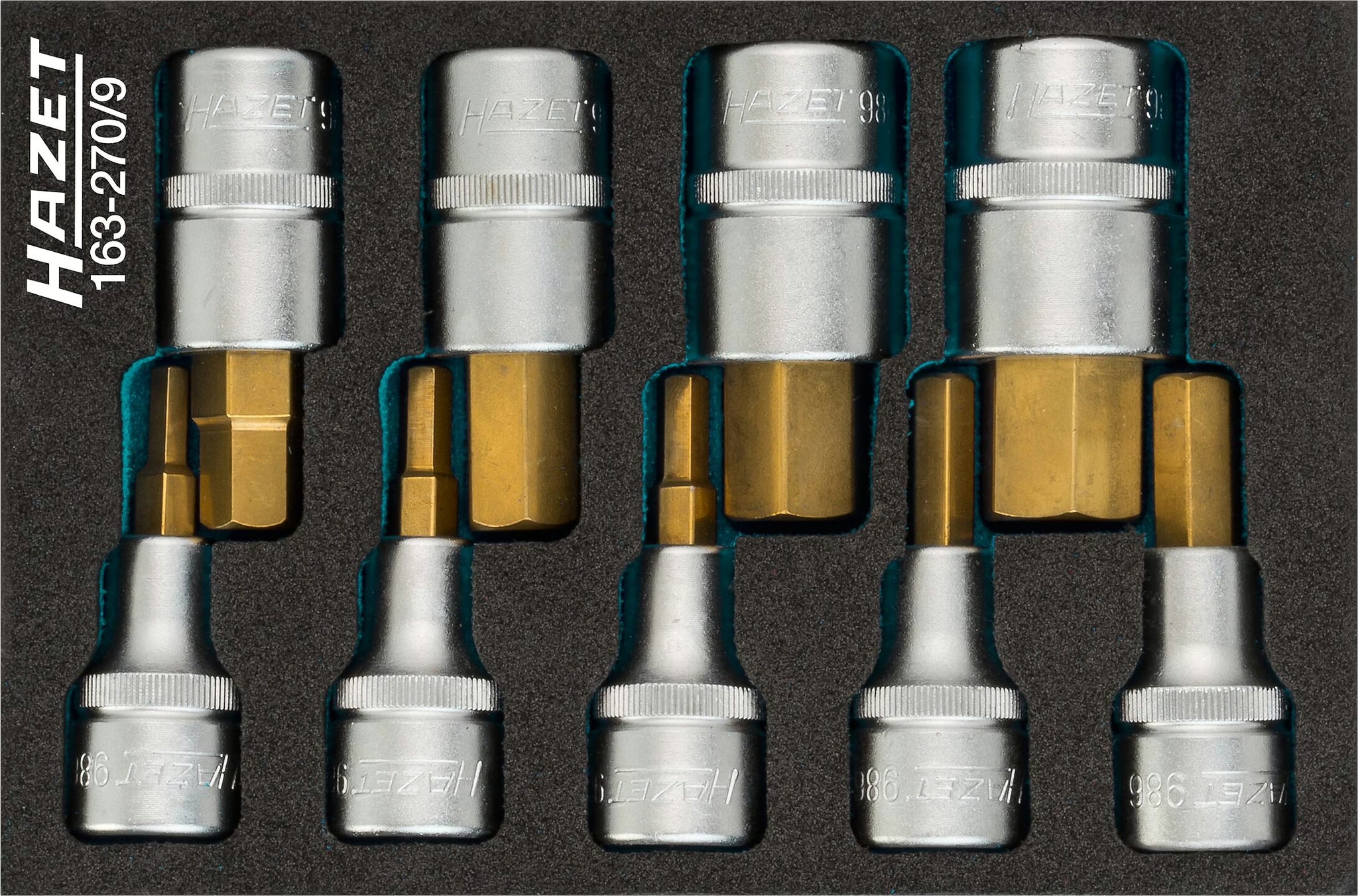 Hazet 163-270/9 Screwdriver socket set
