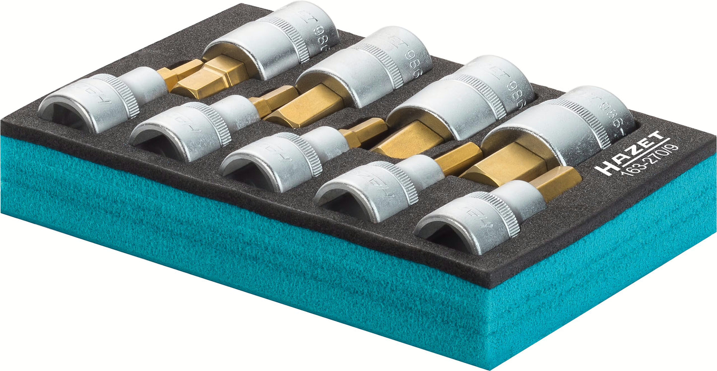 Hazet 163-270/9 Screwdriver socket set