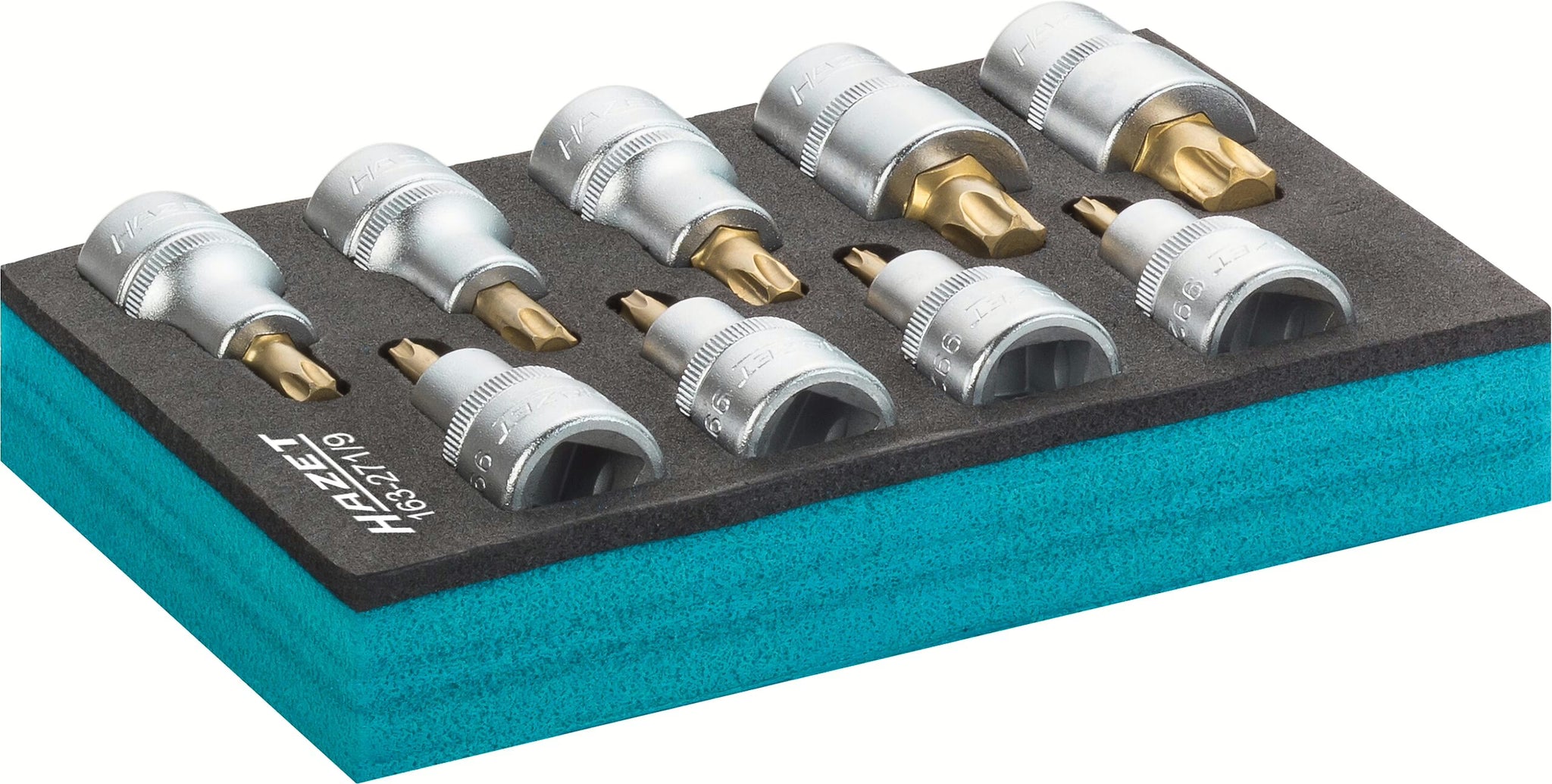 Hazet 163-271/9 Screwdriver socket set ∙ TORX®