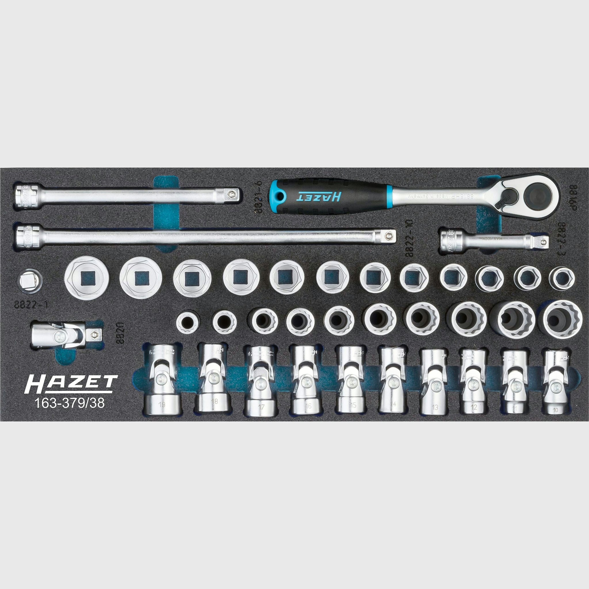 Hazet 163-379/38 Socket set