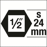 Hazet 163-570/24 Impact socket set