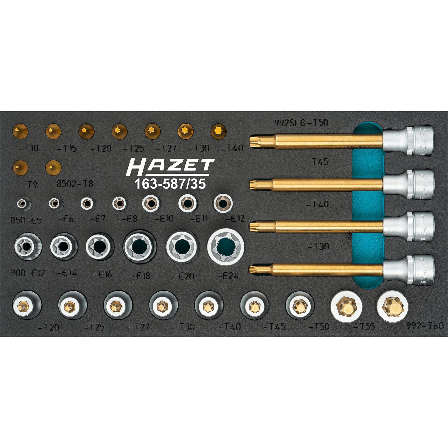 Hazet 163-587/35 - Screwdriver Socket Set ∙ TORX