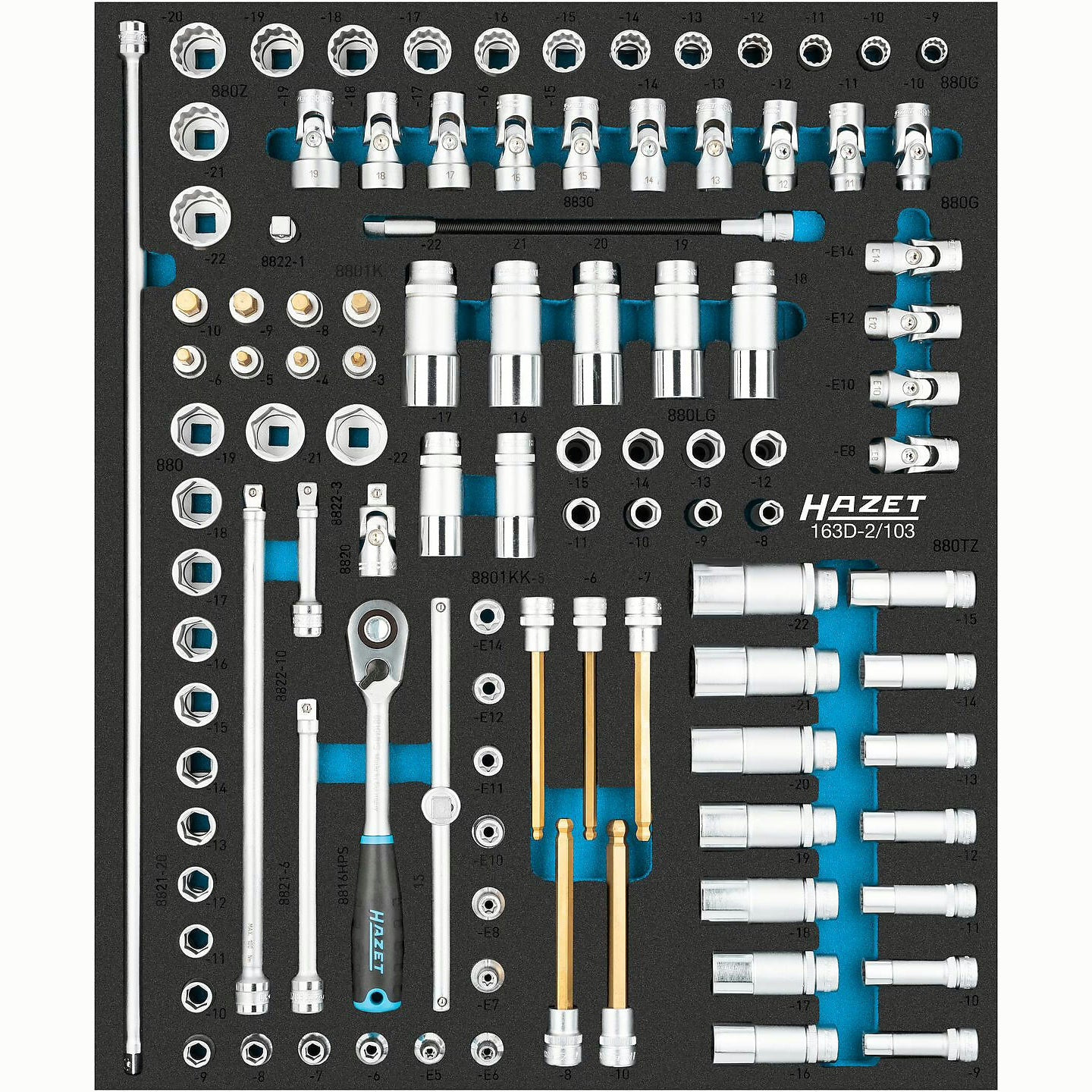 Hazet 163D-2/103 Socket set