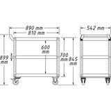 Hazet 167-3 Service trolley