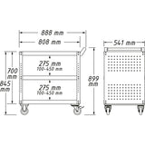 Hazet 167-3S Service trolley
