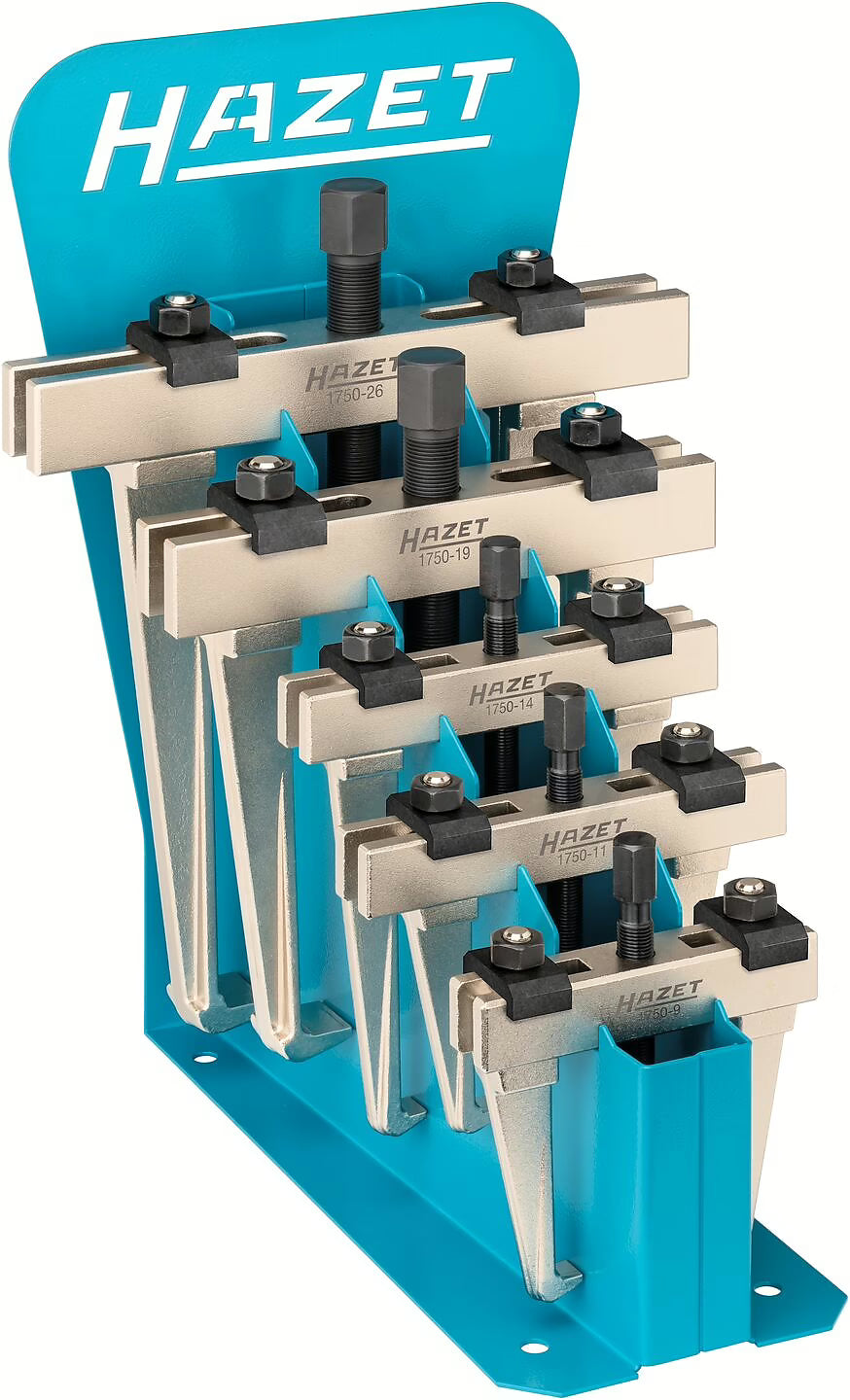 Hazet 1750/5 Quick-clamping puller set ∙ 2-arm