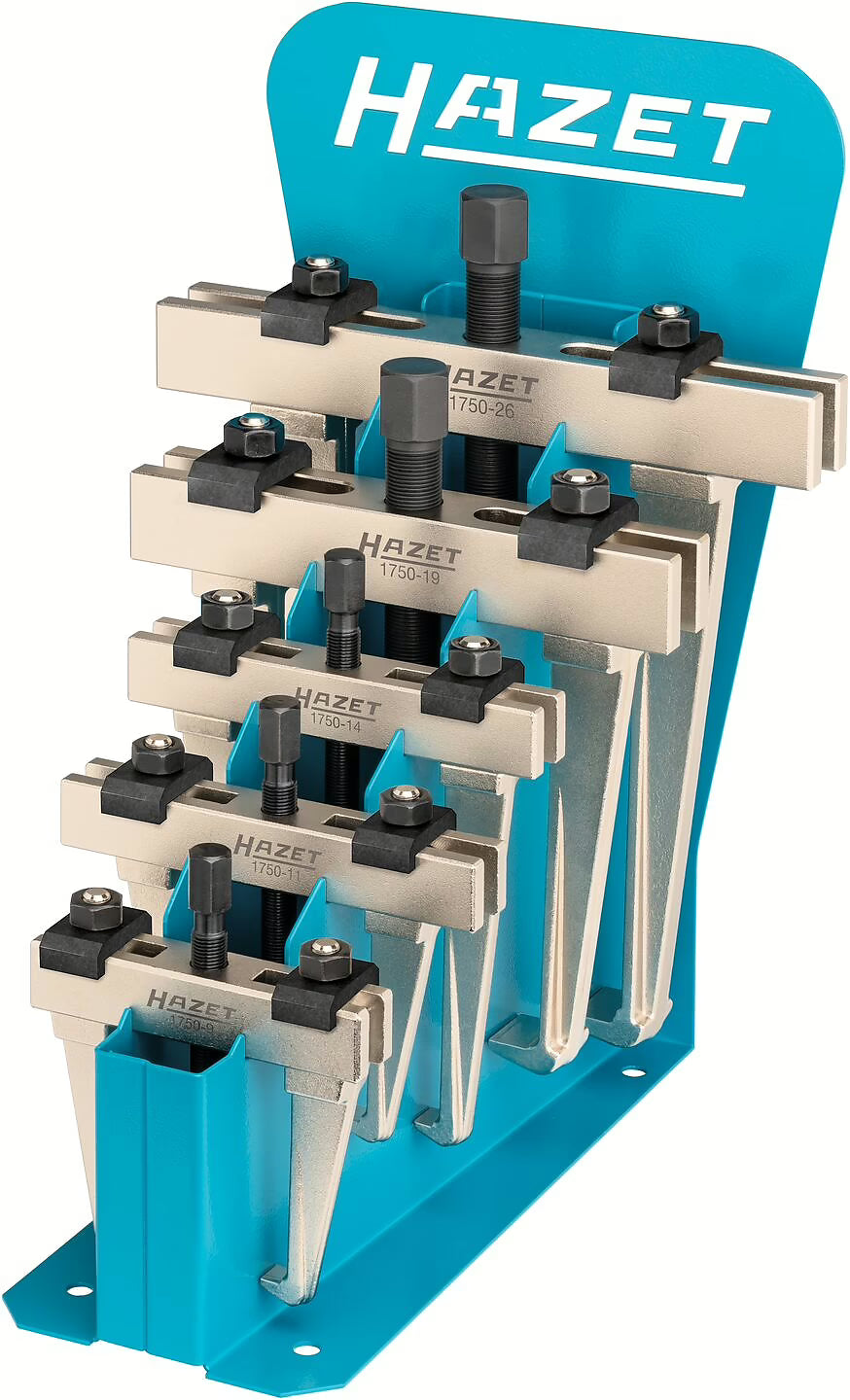 Hazet 1750/5 Quick-clamping puller set ∙ 2-arm