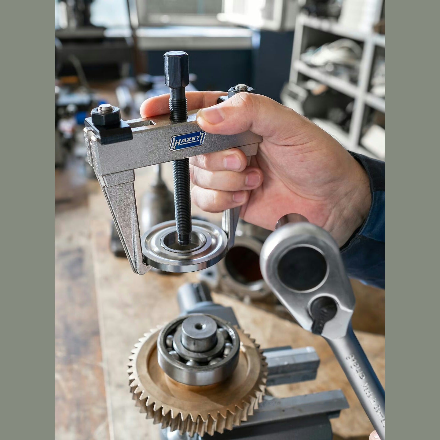 Hazet 1750-9 Quick-clamping puller ∙ 2-arm