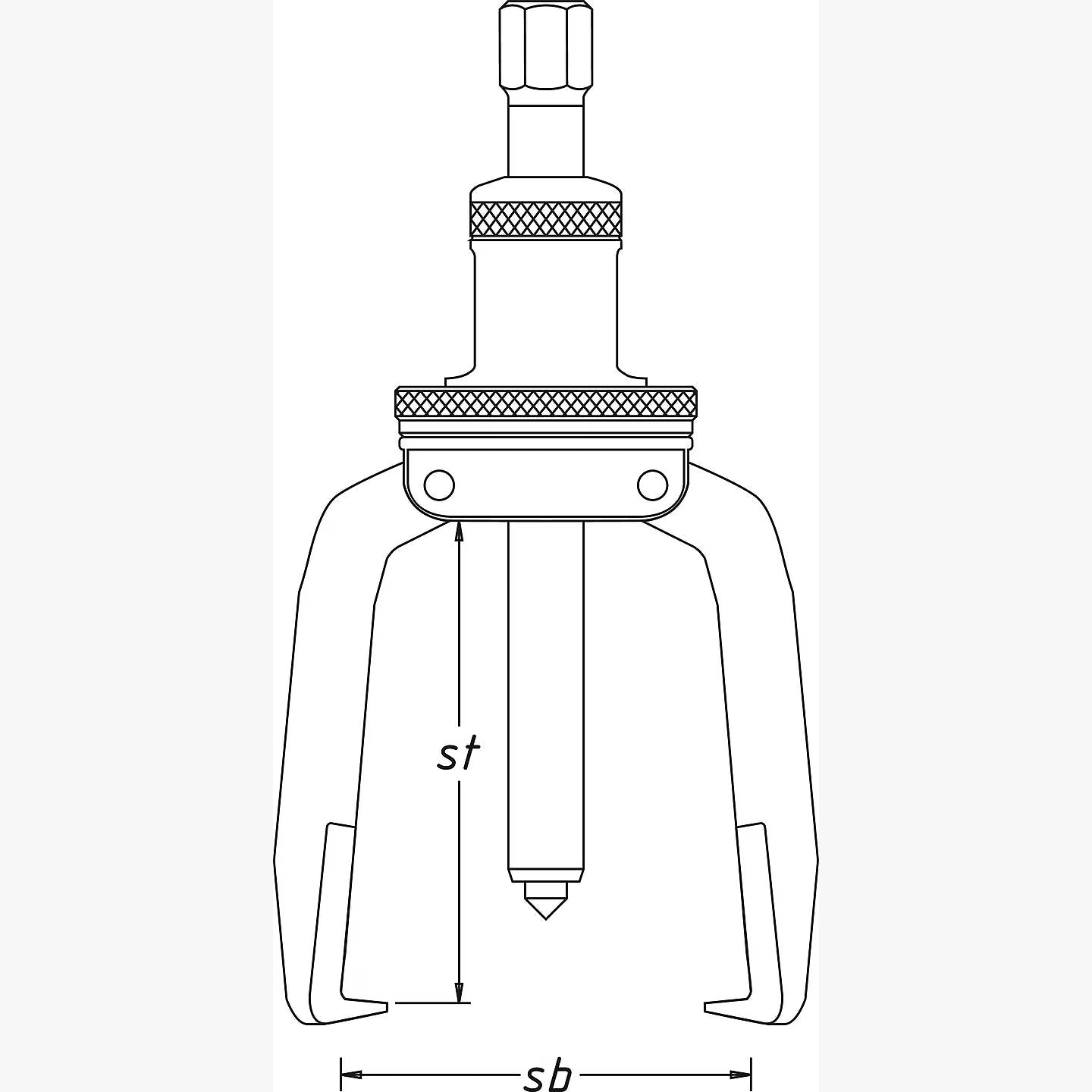 Hazet 1785-250 Puller ∙ 3-arm