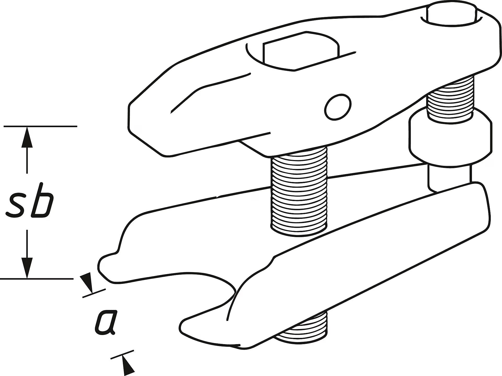 Hazet 1790-7 Universal ball joint puller