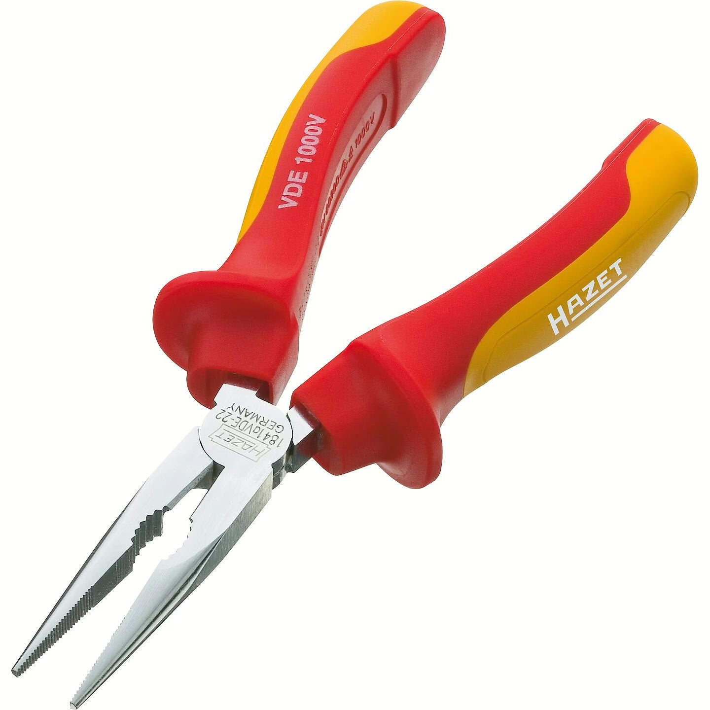 Hazet 1841AVDE-22 Snipe nose pliers ∙ with protective insulation