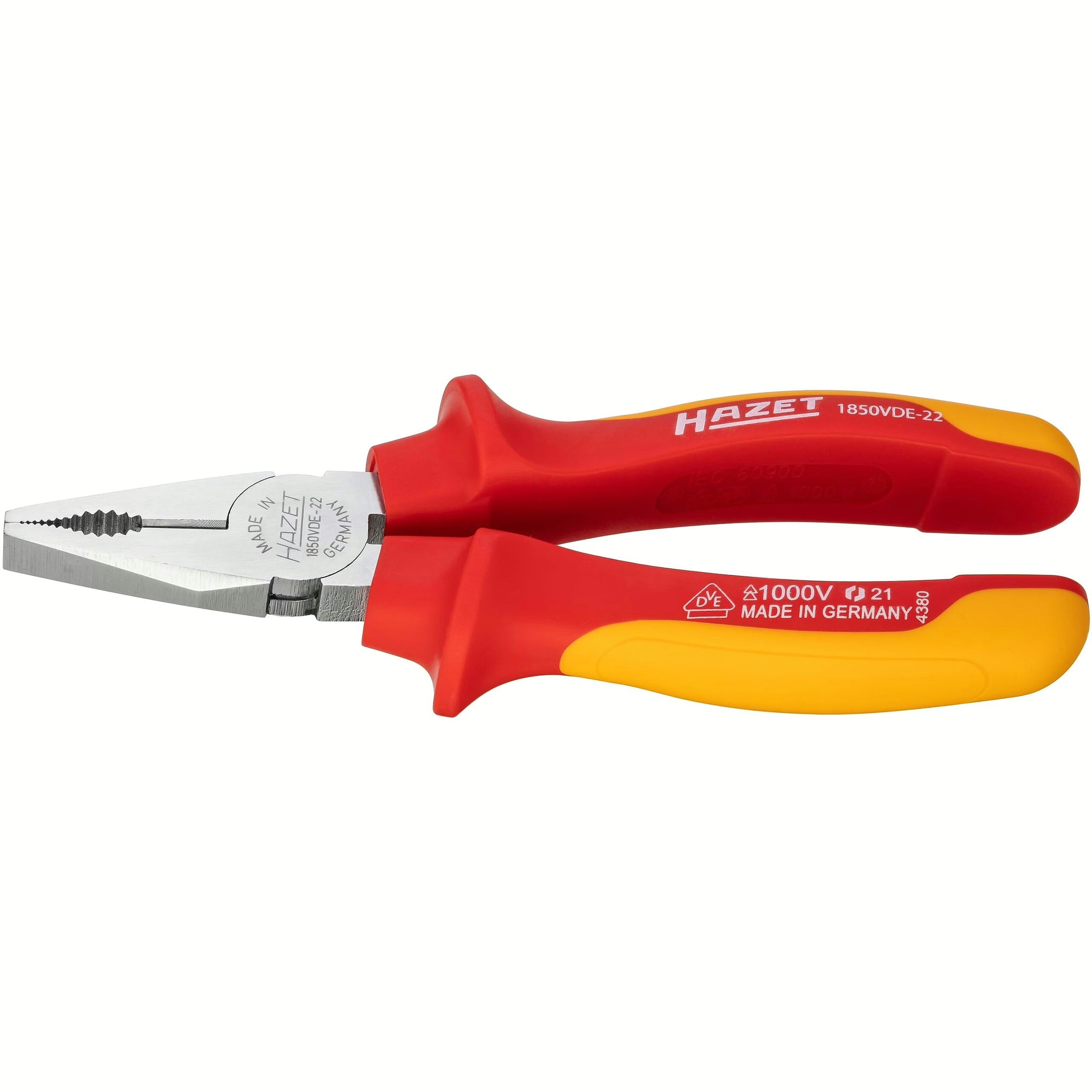 Hazet 1850VDE-22 Combination pliers ∙ with protective insulation