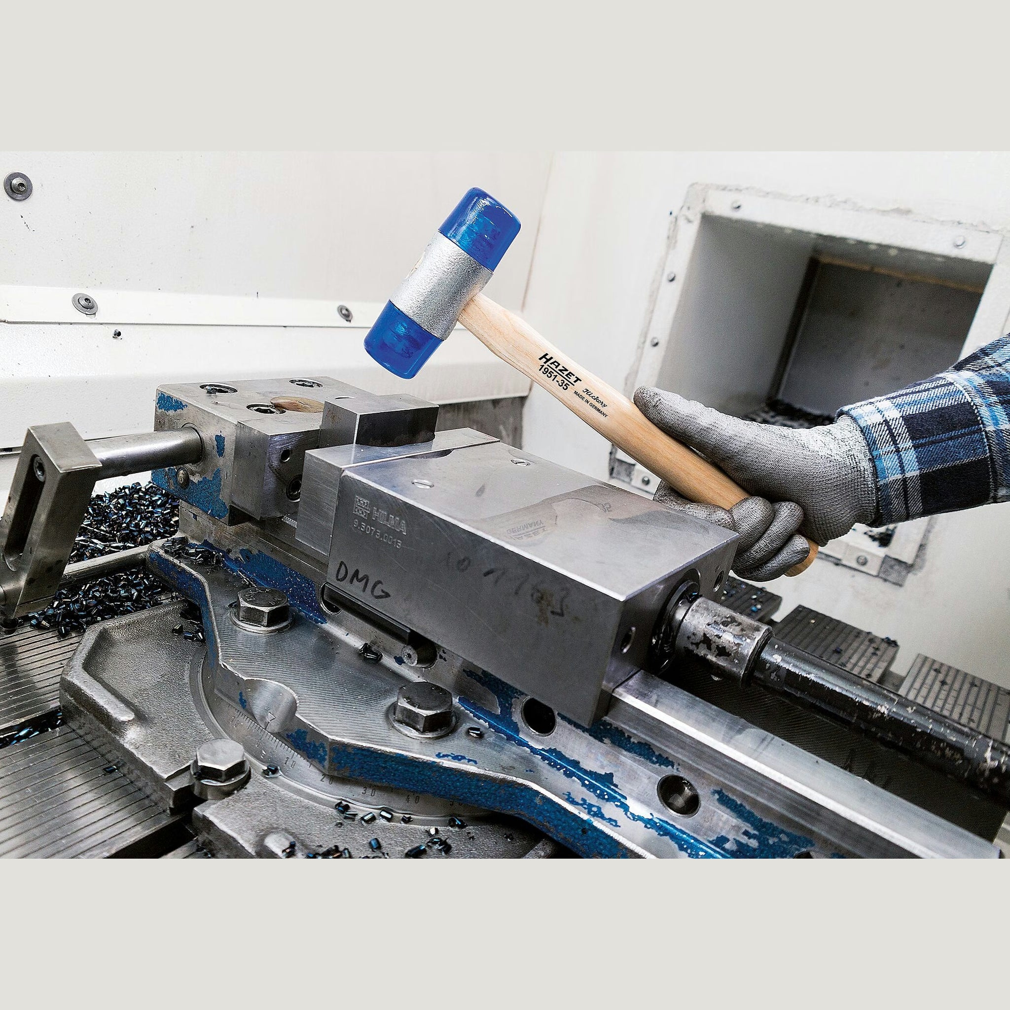 Hazet 1951-40 Plastic soft-faced hammer ∙ low rebound