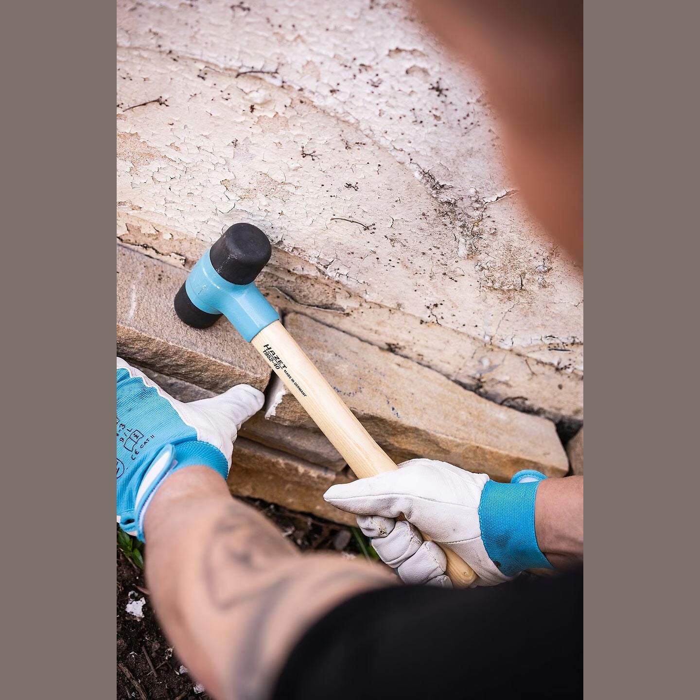 Hazet 1952-40 Plastic soft-faced hammer ∙ low rebound