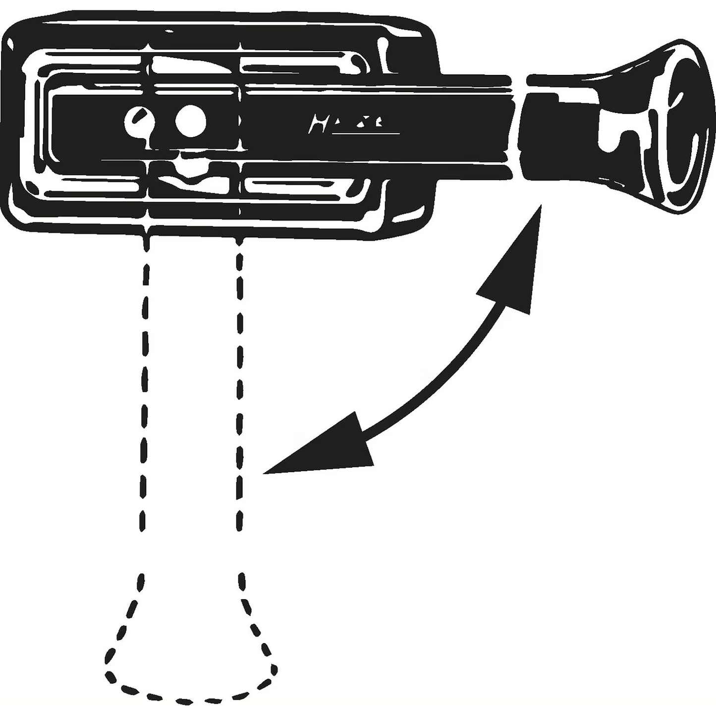 Hazet 1959-4 280mm Special bumping mallet