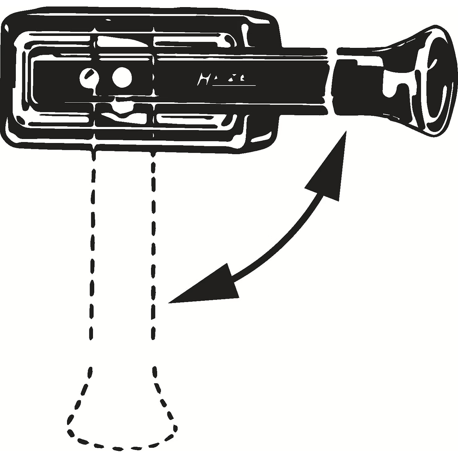 Hazet 1959-4 280mm Special bumping mallet